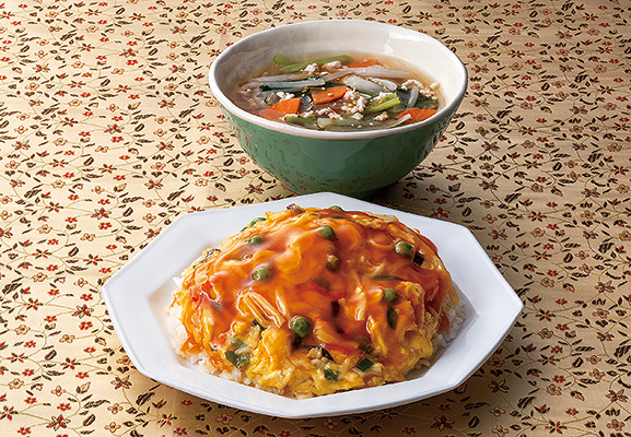 ふわとろたまごの天津飯