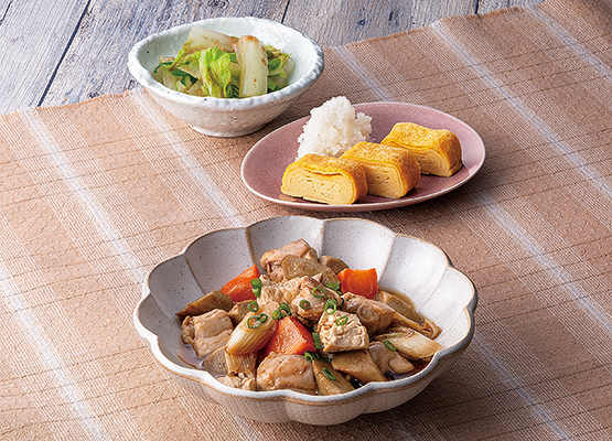 鶏肉の五目けんちん煮