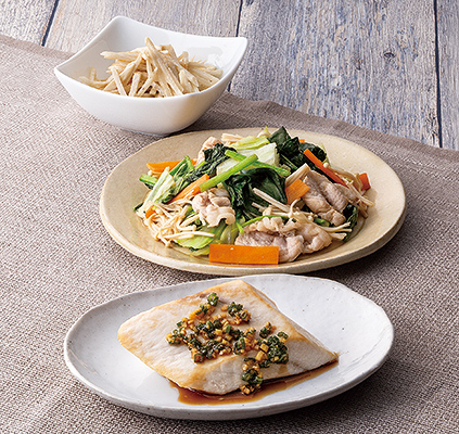 めかじきの薬味じょうゆがけ