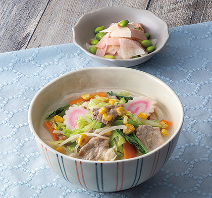 １／２日分の野菜が摂れるちゃんぽんうどん