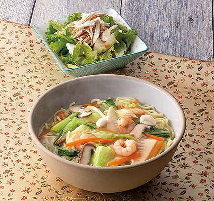 1/3日分の野菜が摂れる海鮮あんかけラーメン