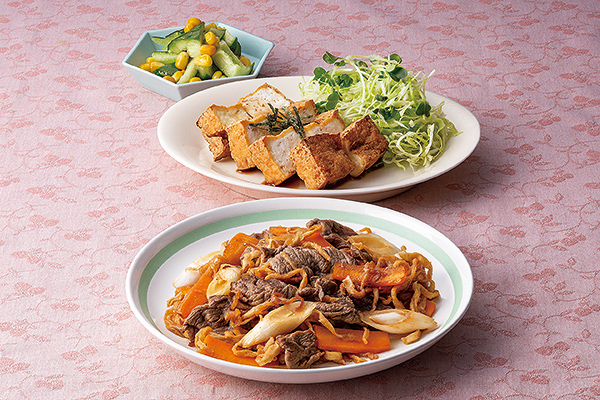 牛肉と切干大根の甘辛炒め