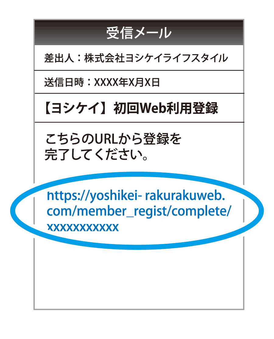 5.届いたメールを確認